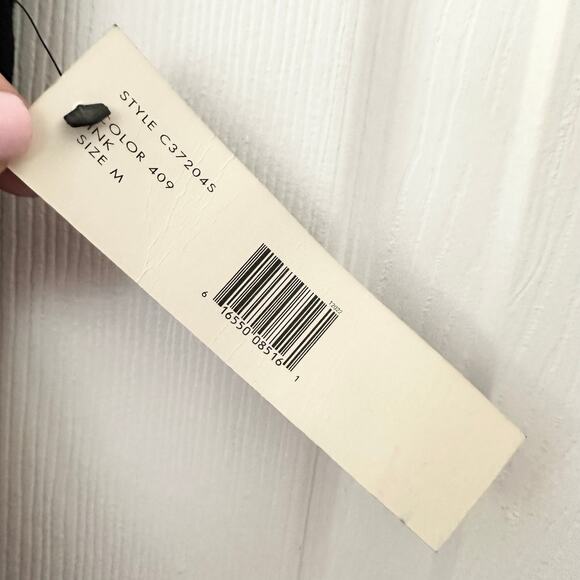 Donna Karan Black Ink Suede Leather Vintage Longline Vest Medium Deadstock Read - Picture 8 of 9